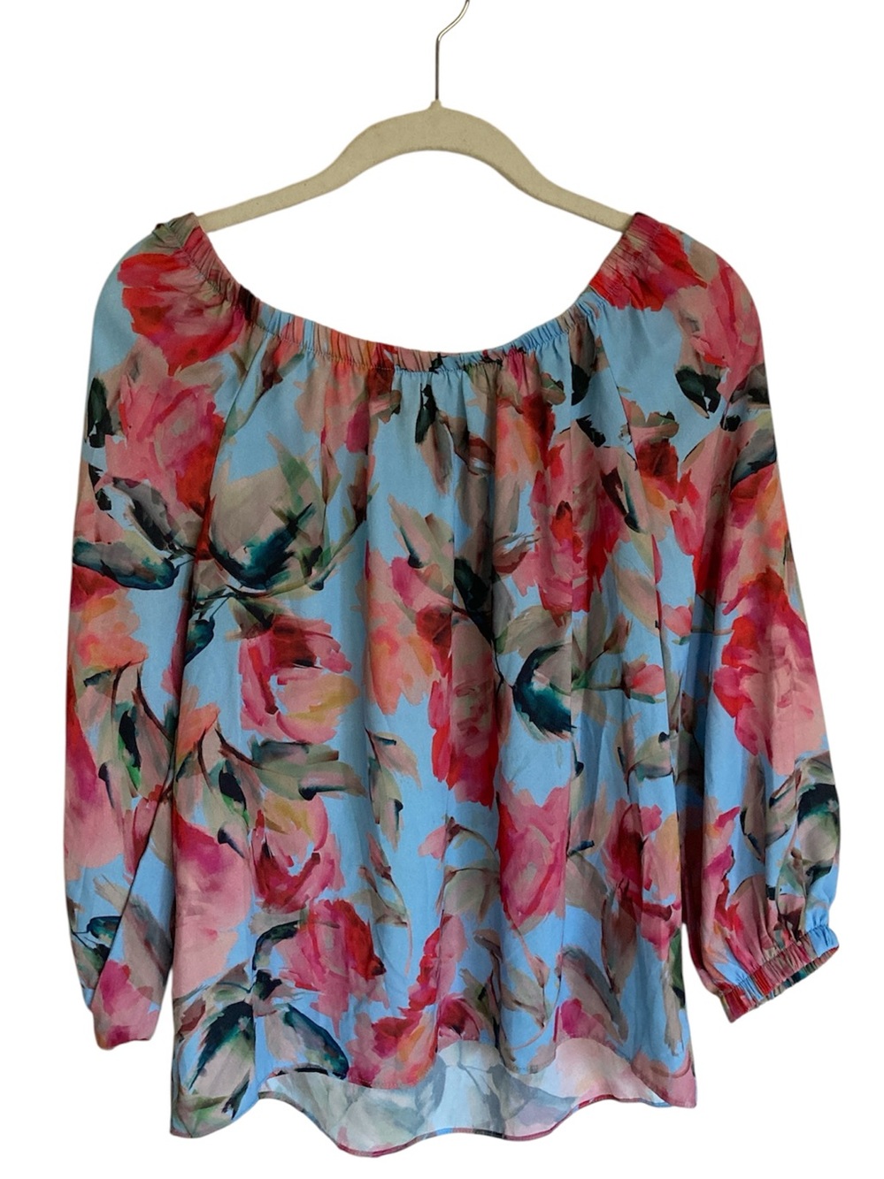 EIGHT SIXTY Floral Tunic Top Sz XS